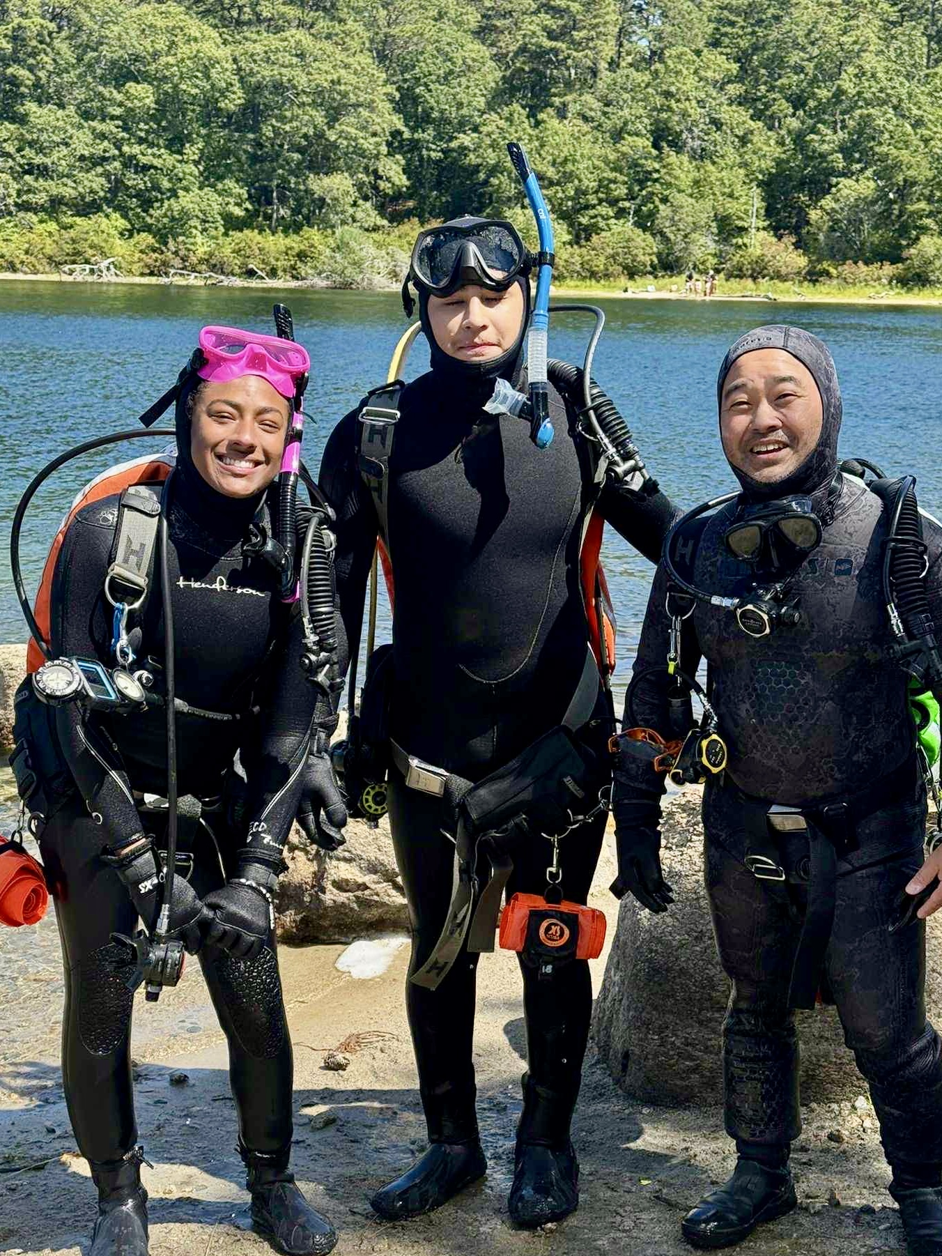 Edwin Yoo, scuba diving instructor and high school biology teacher